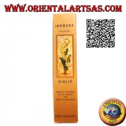 Incenso "Ikebana" naturale con estratti botanici all'aroma di Giglio (20 sticks)