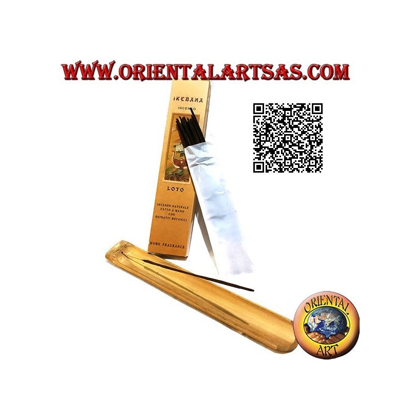 Natürlicher "Ikebana" Weihrauch mit Pflanzenextrakten mit Lotus-Aroma (20 Sticks)