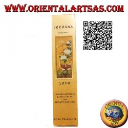 Natural "Ikebana" incense with botanical extracts with Lotus aroma (20 sticks)