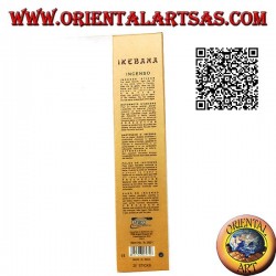 Incienso natural "Ikebana" con extractos botánicos con aroma de loto (20 varillas)
