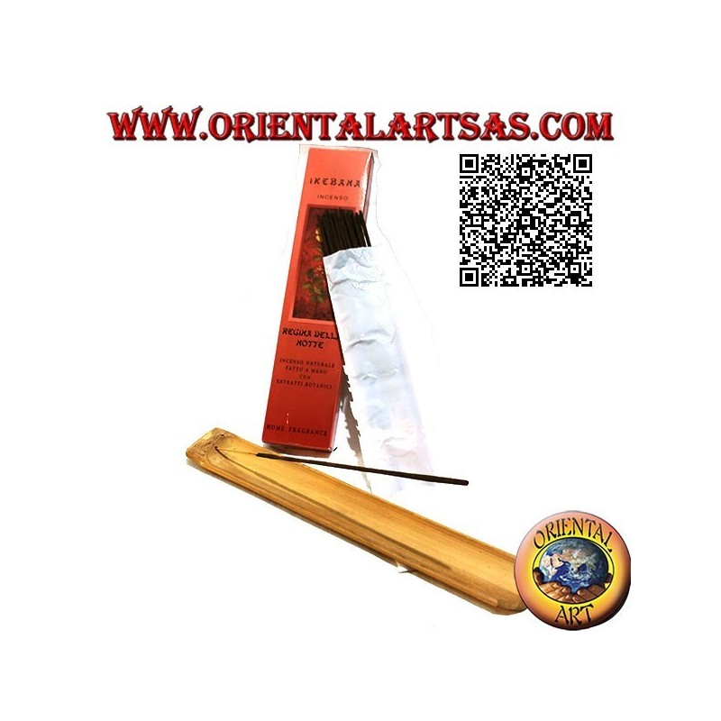 Natürlicher "Ikebana" Weihrauch mit Pflanzenextrakten mit Queen of the Night Aroma (20 Sticks)