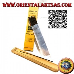 Natural "Ikebana" incense with rose tea flavored botanical extracts (20 sticks)