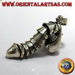 Anhänger, Mobil Penis, Silber