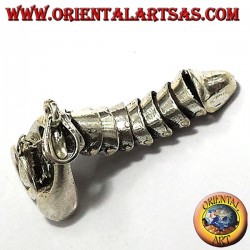 Anhänger, Mobil Penis, Silber