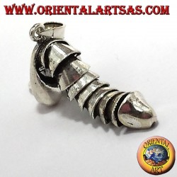 Anhänger, Mobil Penis, Silber