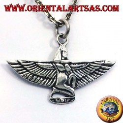 pendant Maat, goddess of justice, silver