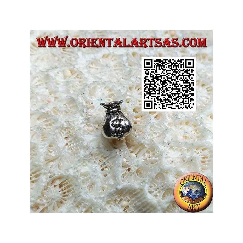 Mini pendiente de plata, muchos dólares