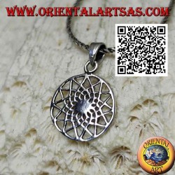 Silberanhänger der Quincunx, 12-spitzer Stern (Freimaurersymbol)