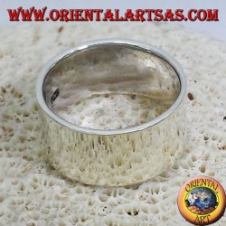 anello fascia piatta 10 mm. in argento