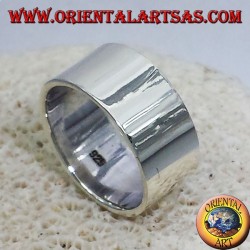 Ring Flachband 10 mm. Silber
