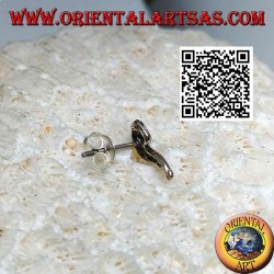 Mini pendiente de plata, la pipa