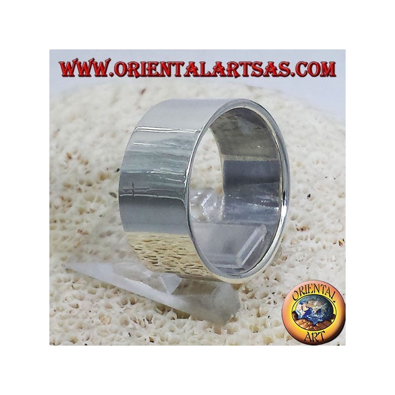 ring flat band 10 mm. silver