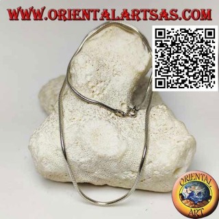 925 ‰ silver necklace with 46.5 cm x 2 mm snake link