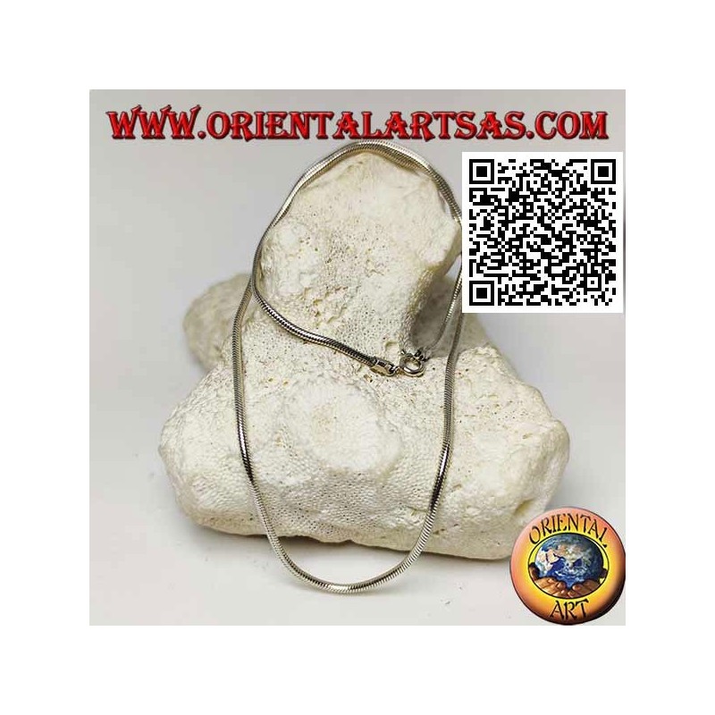 925 ‰ silver necklace with 46.5 cm x 2 mm snake link