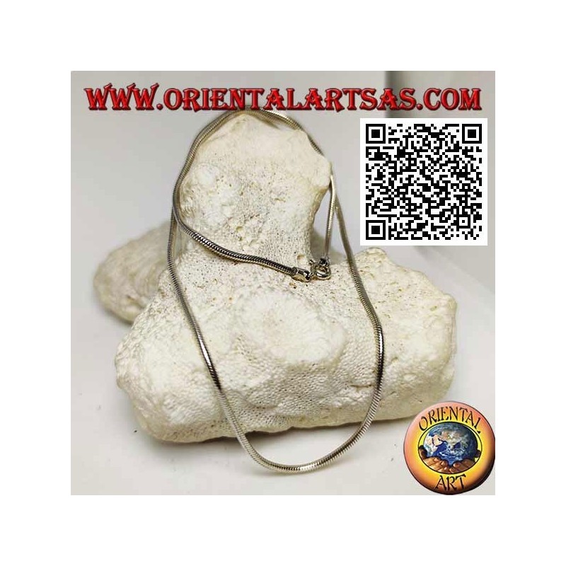 925 ‰ silver necklace with 46.5 cm x 2 mm snake link