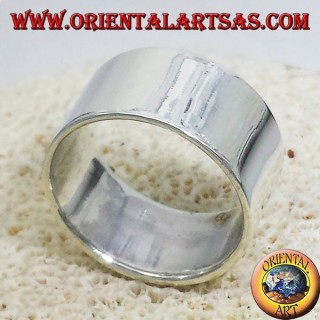 ring flat band 12 mm. silver