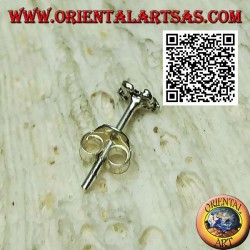 Mini pendiente de plata, el cangrejo pequeño