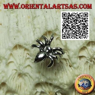 Mini boucle d'oreille en argent, la "tarentule" (la grosse araignée)
