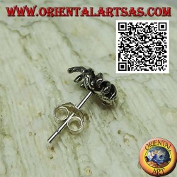 Mini pendiente de plata, la "tarántula" (la gran araña)