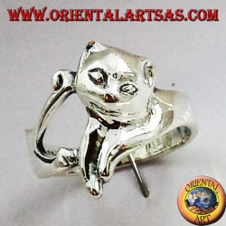 Cat Ring (cat) Silver
