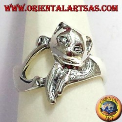 Katze-Ring (cat) Silber