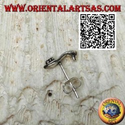 Mini pendiente de plata, la cuña (zapato)