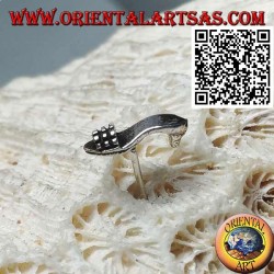 Mini pendiente de plata, la cuña (zapato)