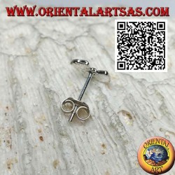 Mini pendiente de plata, el murciélago