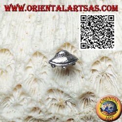 Mini pendiente de plata, el OVNI (la nave extraterrestre)