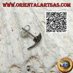 Mini pendiente de plata, el delfín