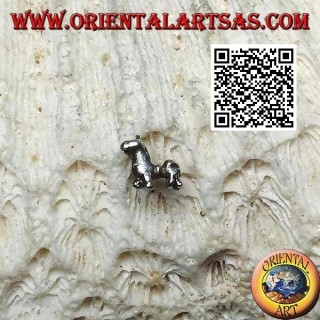 Mini pendiente de plata, la llama