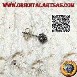 Mini pendiente / punto de nariz en plata, la bola en estilo oriental