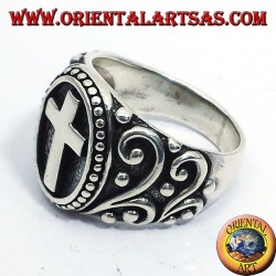 Bague Croix en argent