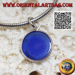 Pendentif en argent, l'oeil d'Allah (amulette contre le mauvais œil et la malchance)