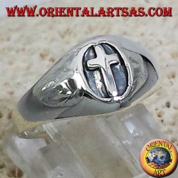 Ring seal silver cross