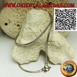 47.5 cm x 2 mm snake link necklace in 925 ‰ silver