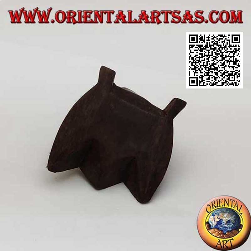 Tortue de mer Caretta en bois d'ébène 5 cm