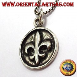 Lily Pendentif (en héraldique) du médaillé d'argent