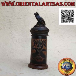 Boîte à bijoux cylindrique...