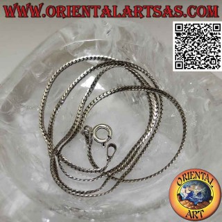 925 ‰ Silberkette, flaches Schlangenglied (1,5 mm breit)