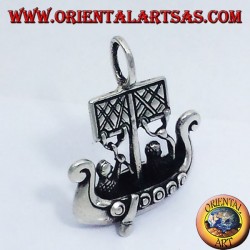 Pendentif Viking Ship dimensions argent Libjars