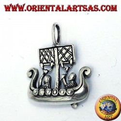 Colgante de plata de la nave de Viking Libjars dimensiones