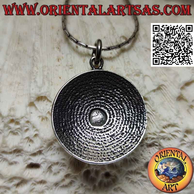 Pendentif en argent, le cadran solaire des anciens