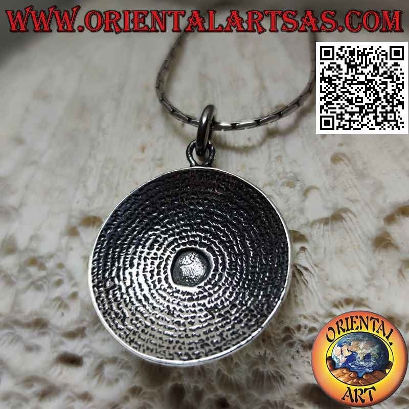Silver pendant, the sundial of the ancients