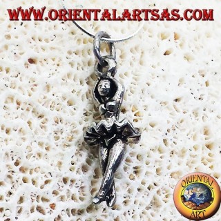 pendant silver ballet dancer