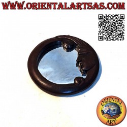 Miroir mural rond avec...