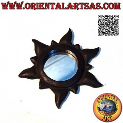 Wandspiegel, runder Solte...