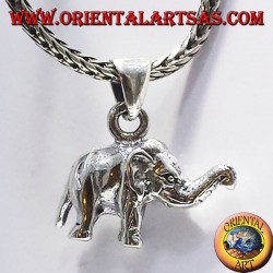 Silber Anhänger Elefant (dreidimensionale)