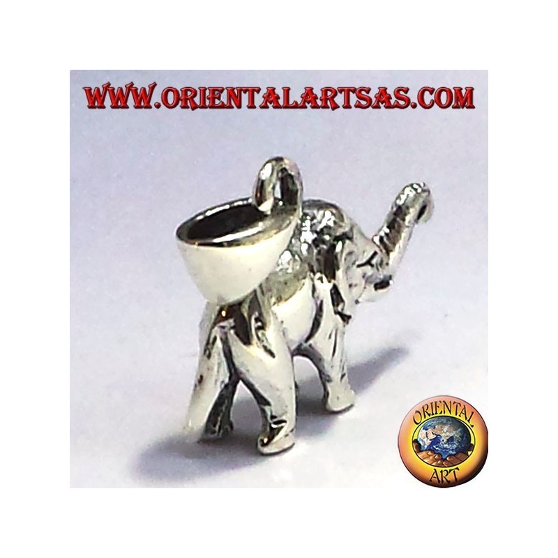 Pendentif éléphant (en trois dimensions)