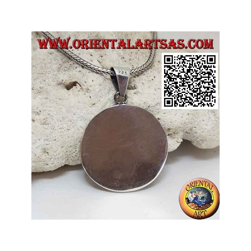 Silver pendant, seal of a Masonic lodge